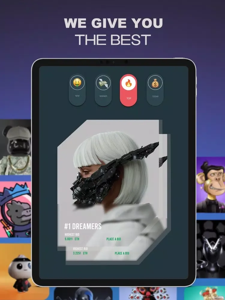 Capturas de pantalla de Rarity Sniper : NFT Calendar iPad 