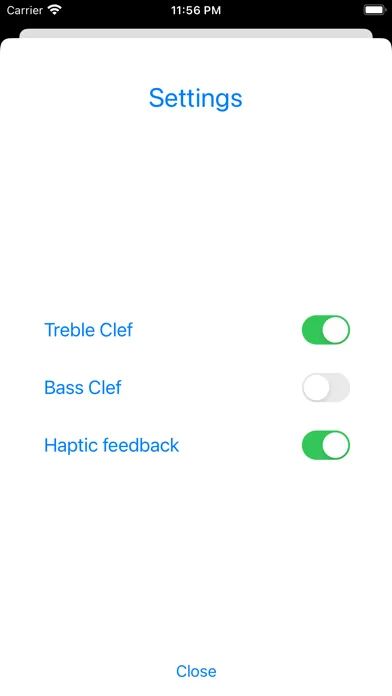 Ảnh chụp màn hình của Gliss - Notation Trainer