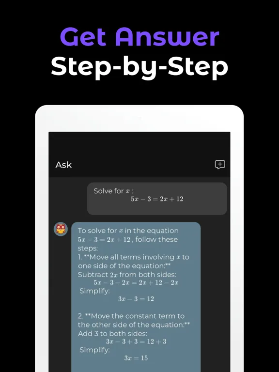 Capturas de pantalla de Homework AI - Scan Math Helper iPad 