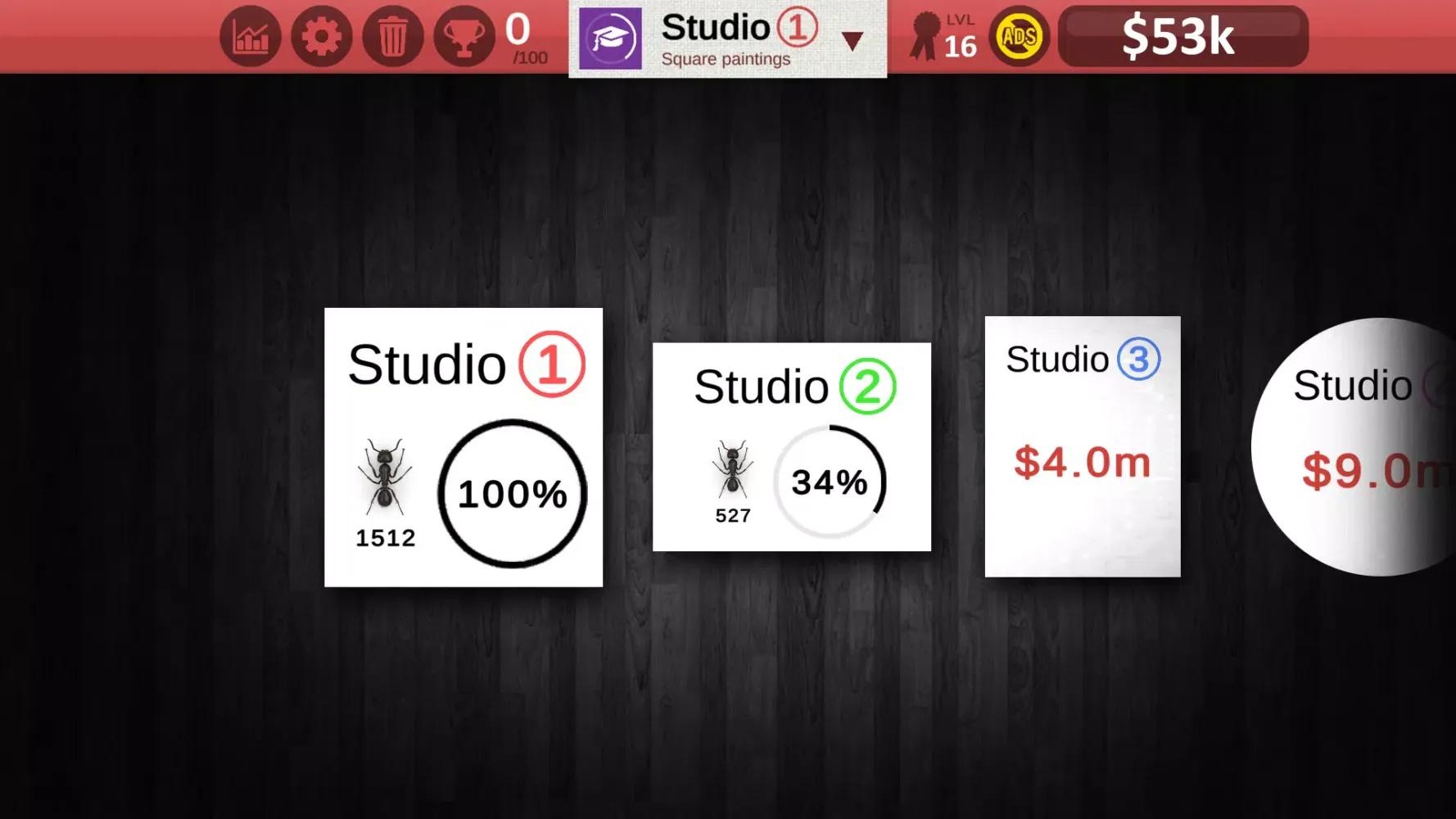 Capturas de tela do Ant Art Tycoon