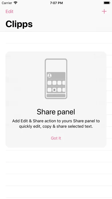 Clippy - copy, edit & share应用截图