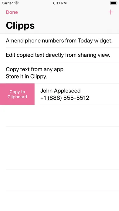 Clippy - copy, edit & share应用截图