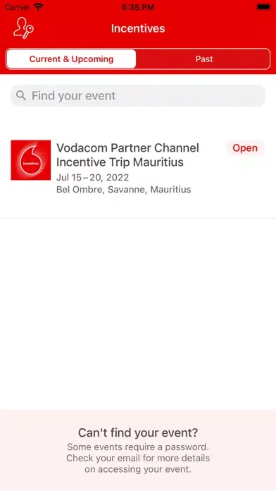 Скриншоты Vodacom Incentives