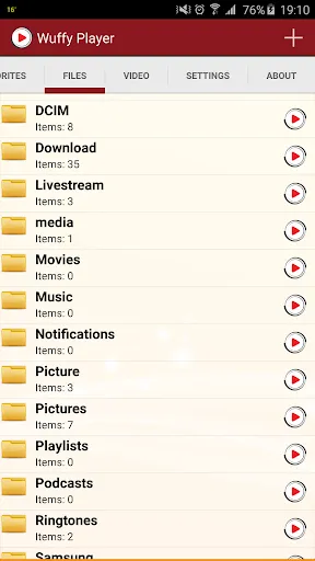 Wuffy Media Player Screenshots