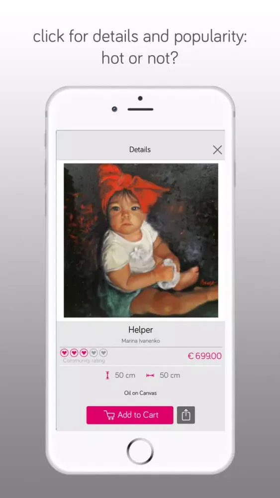 Capturas de pantalla de wydr - original paintings on your open art-trading platform, your easy access to the art world