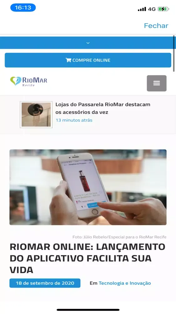 Tangkapan skrin Viva RioMar Recife
