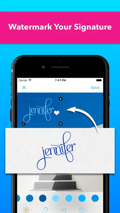 Capturas de pantalla de Watermark Pro Signature & Logo