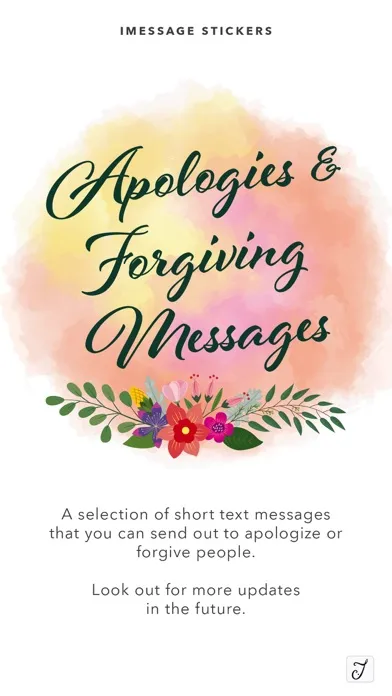 Apologies & Forgiving Messages 스크린샷
