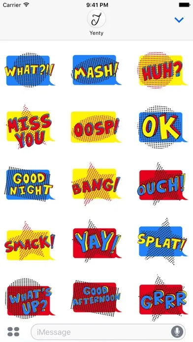 Comic Speech Bubbles Ekran Görüntüleri