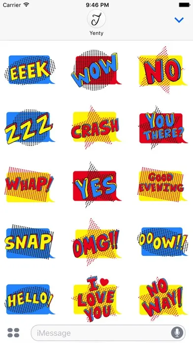 Comic Speech Bubbles Ekran Görüntüleri