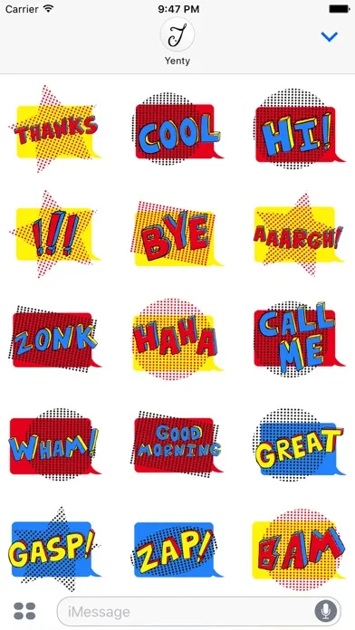 Comic Speech Bubbles Ekran Görüntüleri