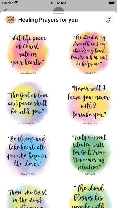 Capturas de tela do Healing Prayers For You