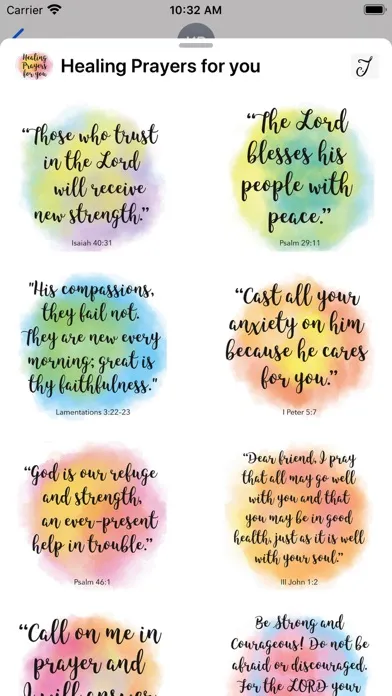 Capturas de tela do Healing Prayers For You