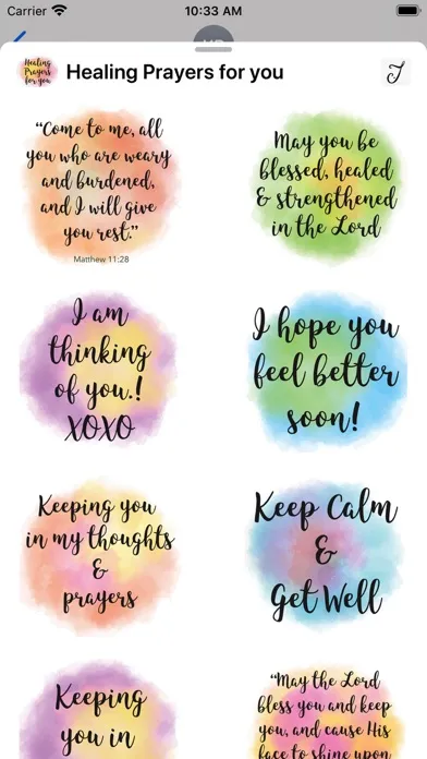 Capturas de tela do Healing Prayers For You