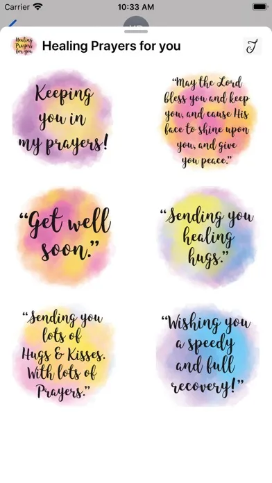 Capturas de tela do Healing Prayers For You