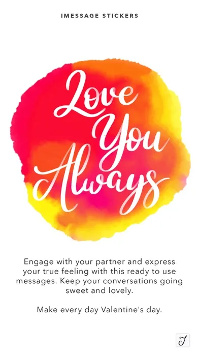 Tangkapan layar Lovely Valentine Messages