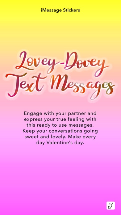 Ảnh chụp màn hình của Lovey-dovey Text Messages