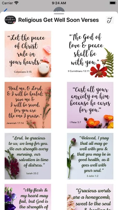 Religious Get Well Soon Verses Screenshots