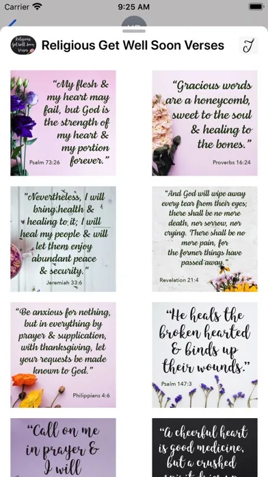 Religious Get Well Soon Verses Screenshots