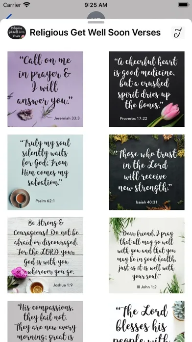 Religious Get Well Soon Verses Screenshots