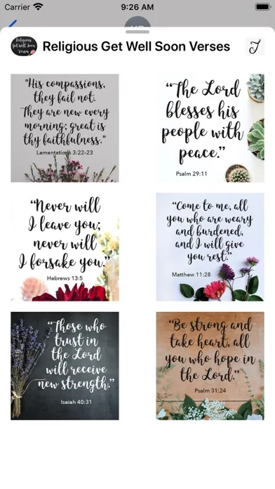 Religious Get Well Soon Verses Screenshots