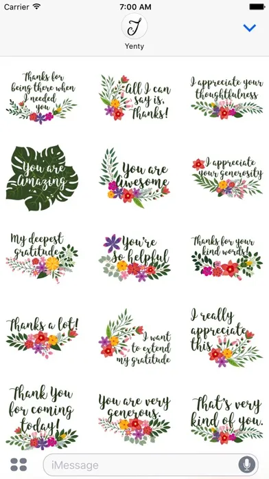 Capturas de pantalla de Thank You Greetings