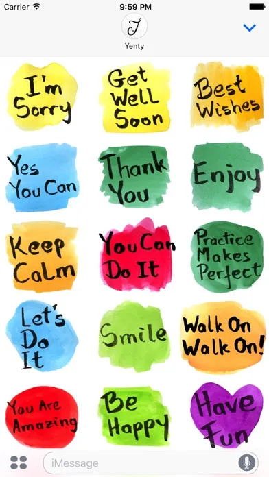Capturas de pantalla de Watercolour Greeting Messages