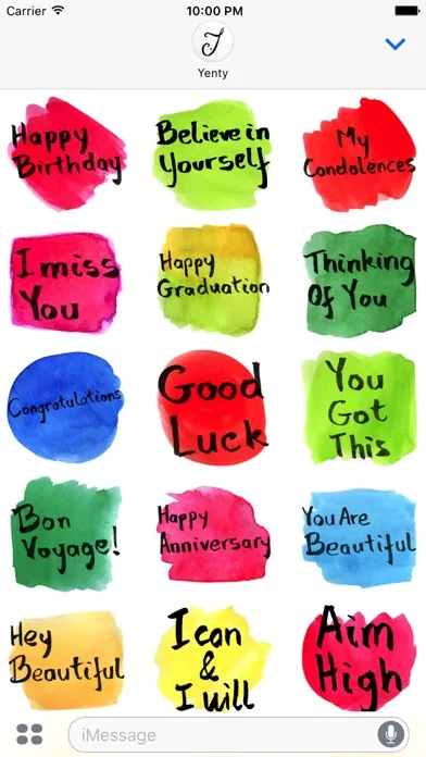 Capturas de pantalla de Watercolour Greeting Messages