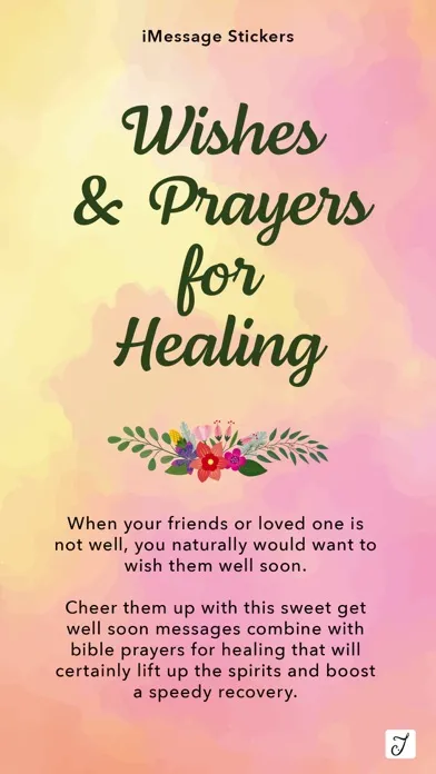 Capturas de pantalla de Wishes and Prayers for Healing