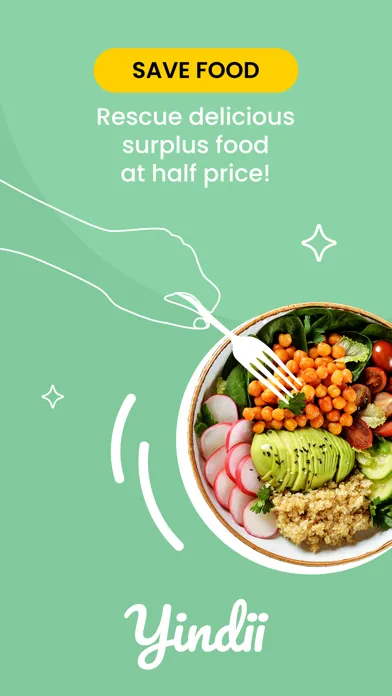 Capturas de tela do Yindii - Sustainable Food App