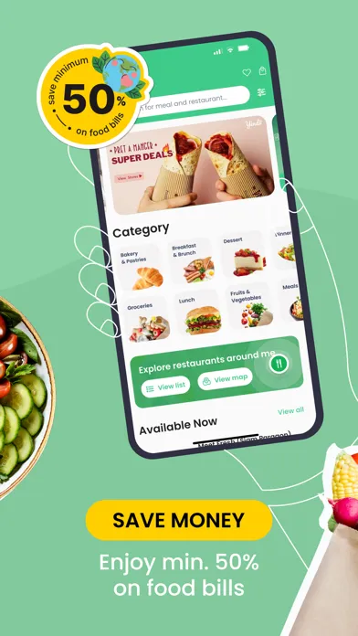 Capturas de tela do Yindii - Sustainable Food App