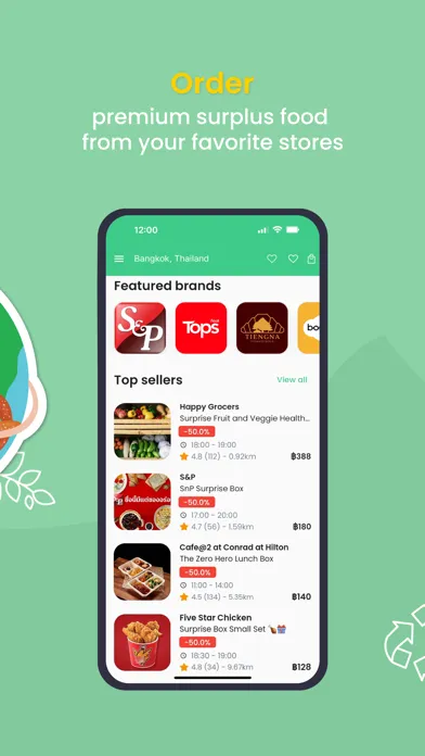 Capturas de tela do Yindii - Sustainable Food App