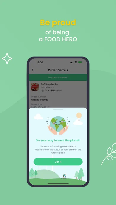 Capturas de tela do Yindii - Sustainable Food App