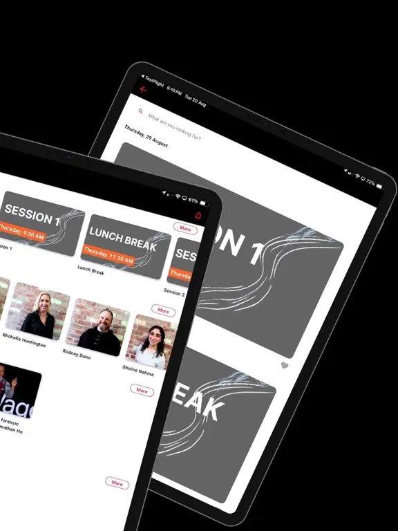 TEDxGriffith iPad  Screenshots