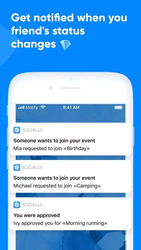 Capturas de tela do Socially - Let's socialize!