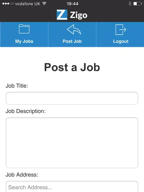 Скриншоты Zigo Jobs iPad 