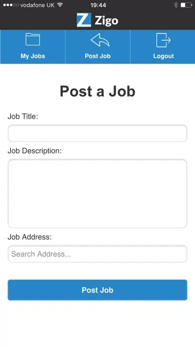 Скриншоты Zigo Jobs
