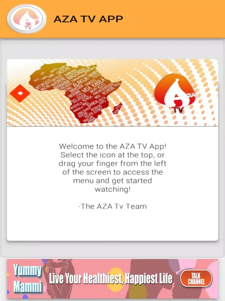 Capturas de pantalla de Aza TV iPad 