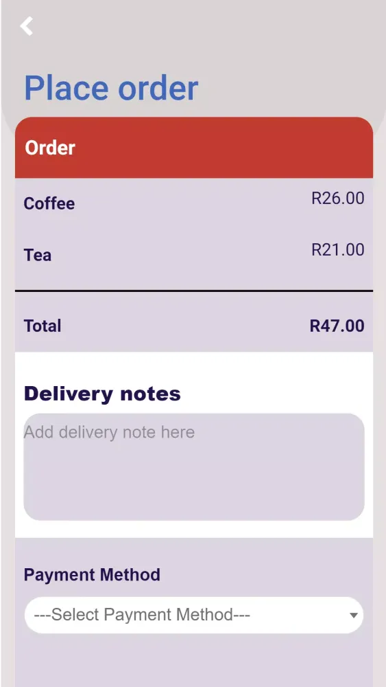 CanteenApp 2.0 Screenshots
