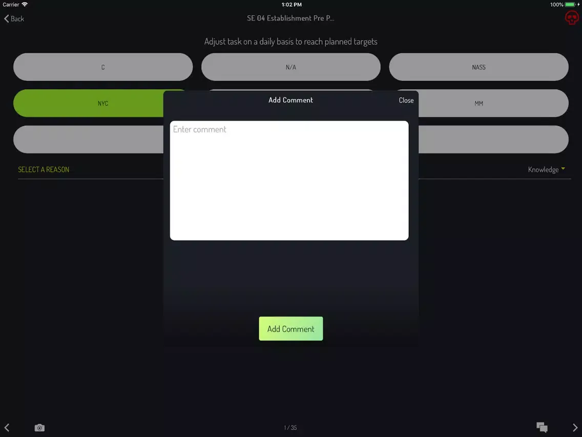 Tangkapan skrin CMOLogistics iPad 
