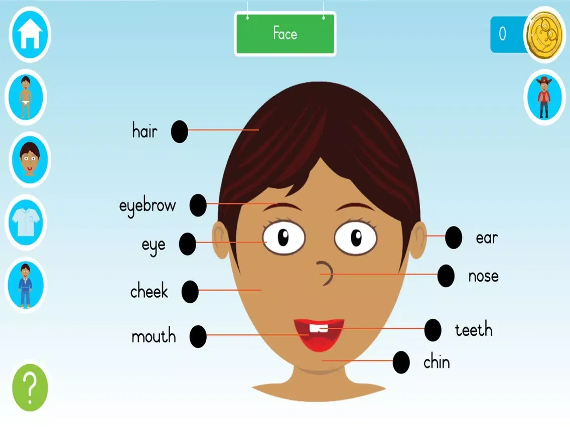 Ảnh chụp màn hình của Xander English Wardrobe iPad 