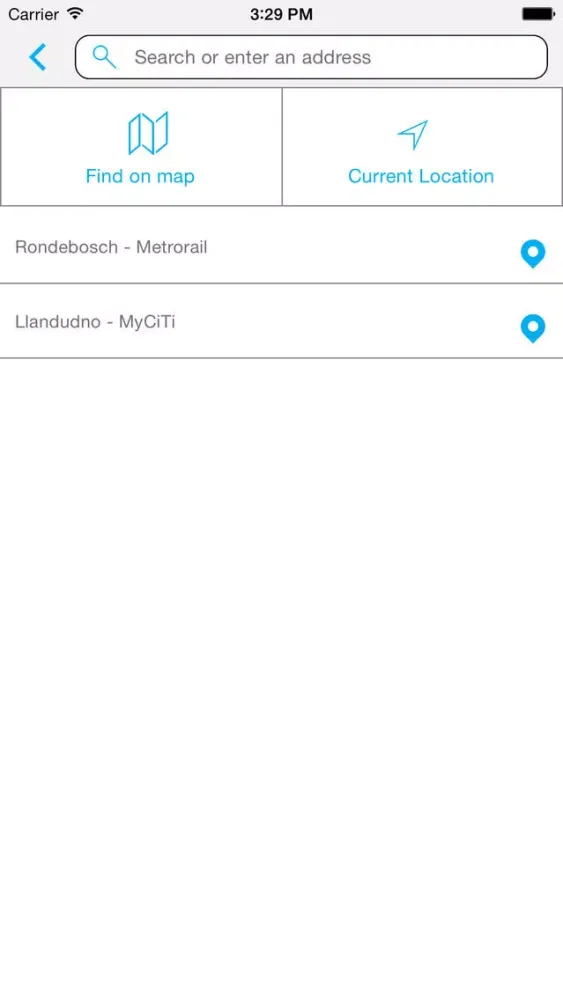 Findmyway App Screenshots