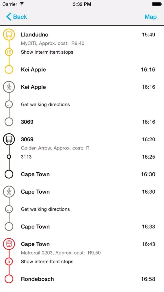 Findmyway App Screenshots