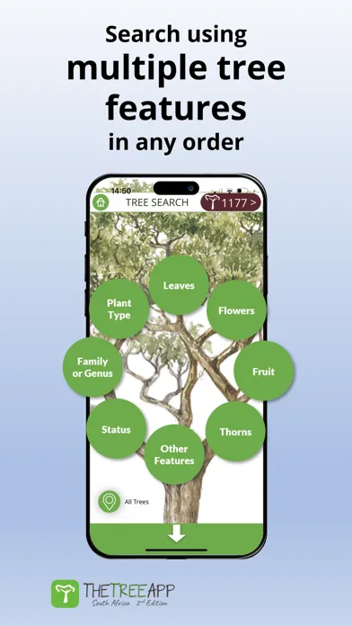 Ảnh chụp màn hình của TheTreeApp SA: Tree Identifier