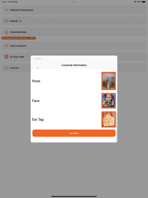 ID-Scan Animal Identity iPad  Ekran Görüntüleri