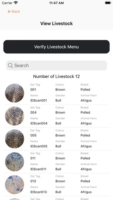 ID-Scan Animal Identity Ekran Görüntüleri