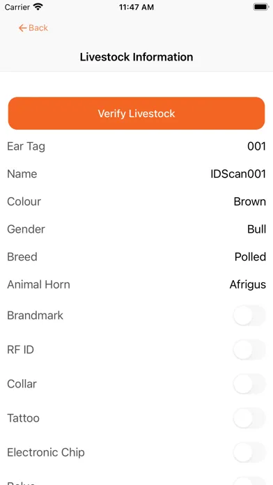 ID-Scan Animal Identity Ekran Görüntüleri