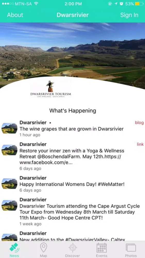 Dwarsrivier Tourisim Ekran Görüntüleri