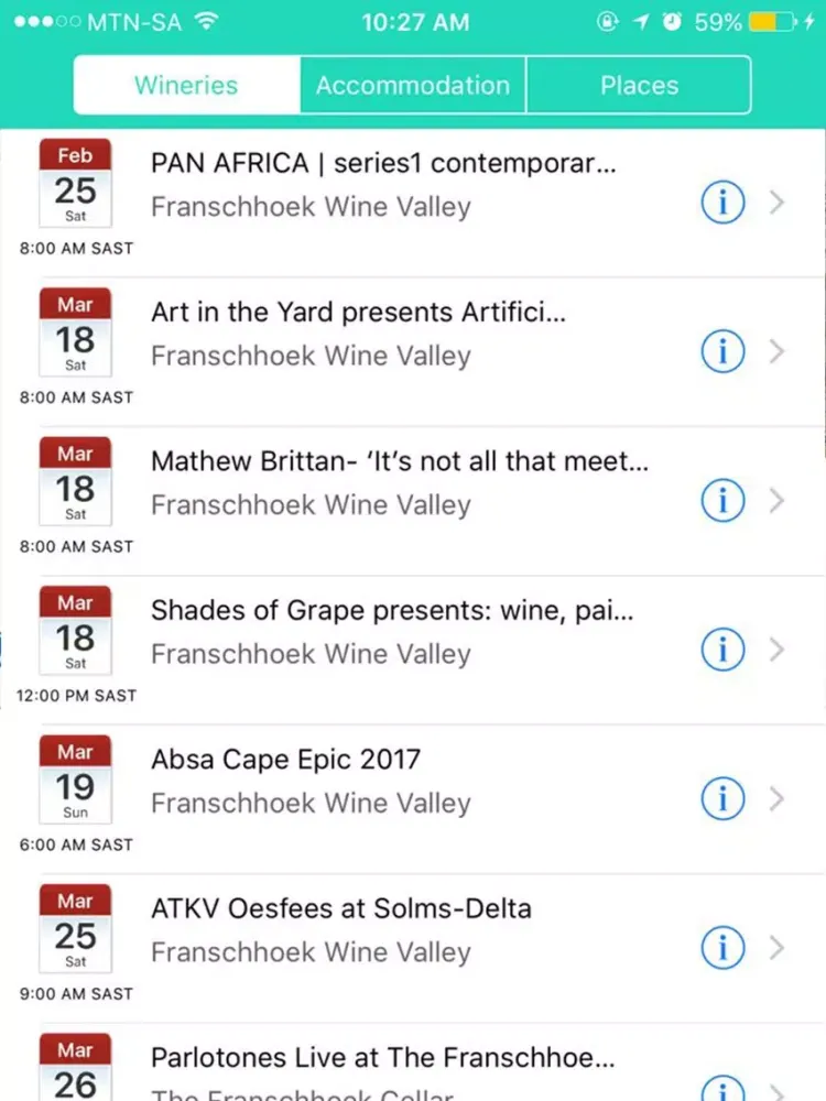 Franschhoek Wine Valley iPad  سکرین شاٹس