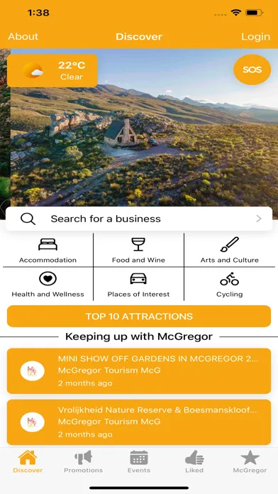 McGregor Tourism Ekran Görüntüleri